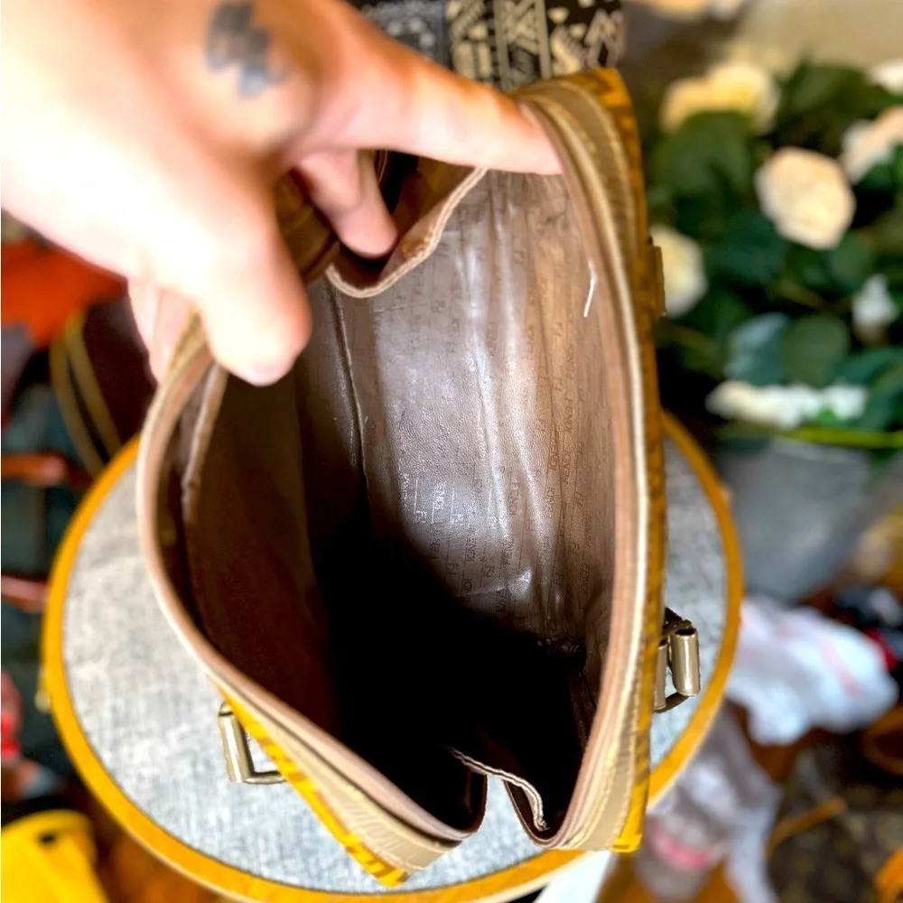 FENDI—ZUCCHINO SATCHEL—VINTAGE